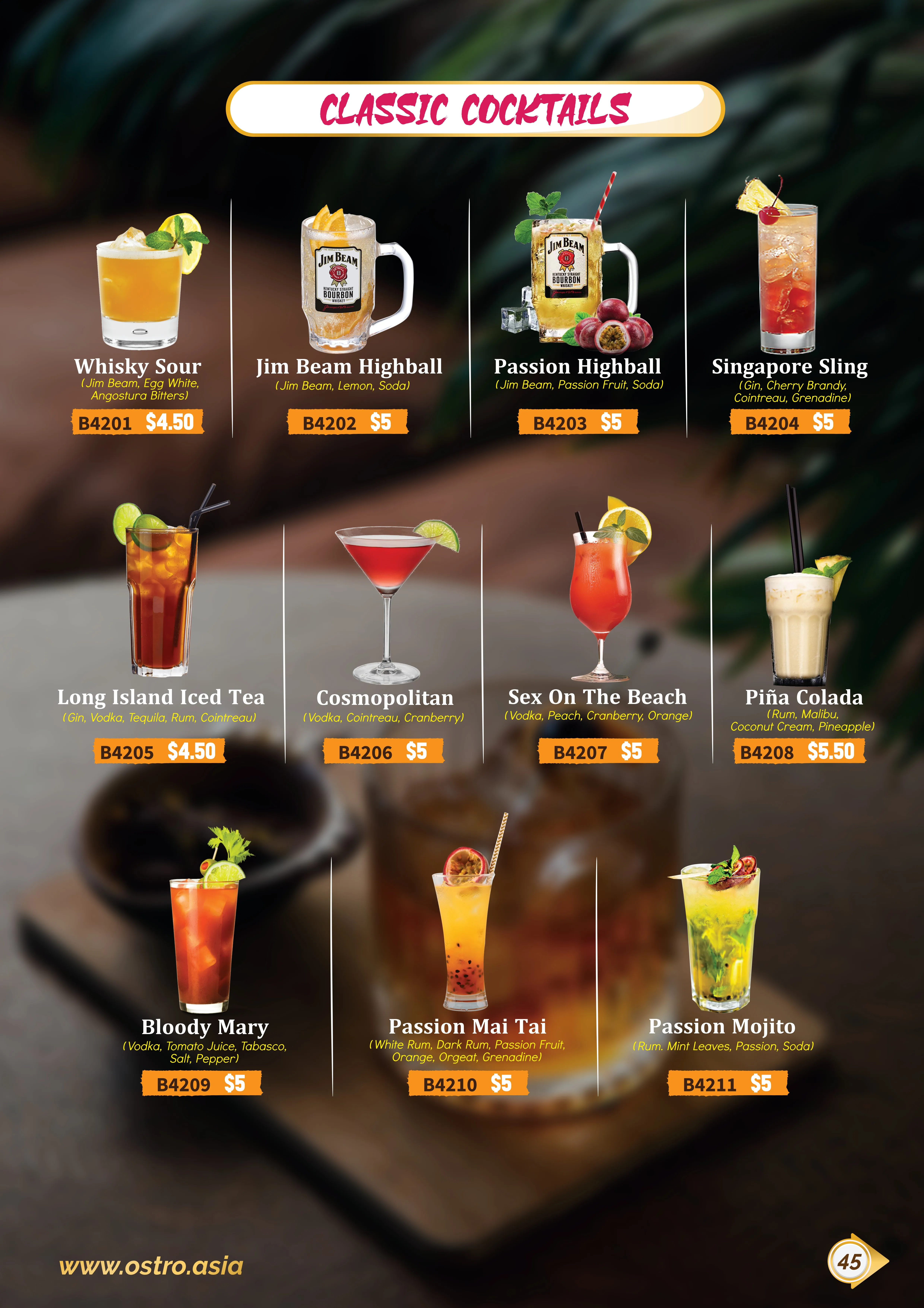 Drinks Menu 15